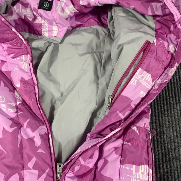 Deal!❄️🥶Bogner Girls Pink Puffer Jacket - Picture 9 of 10